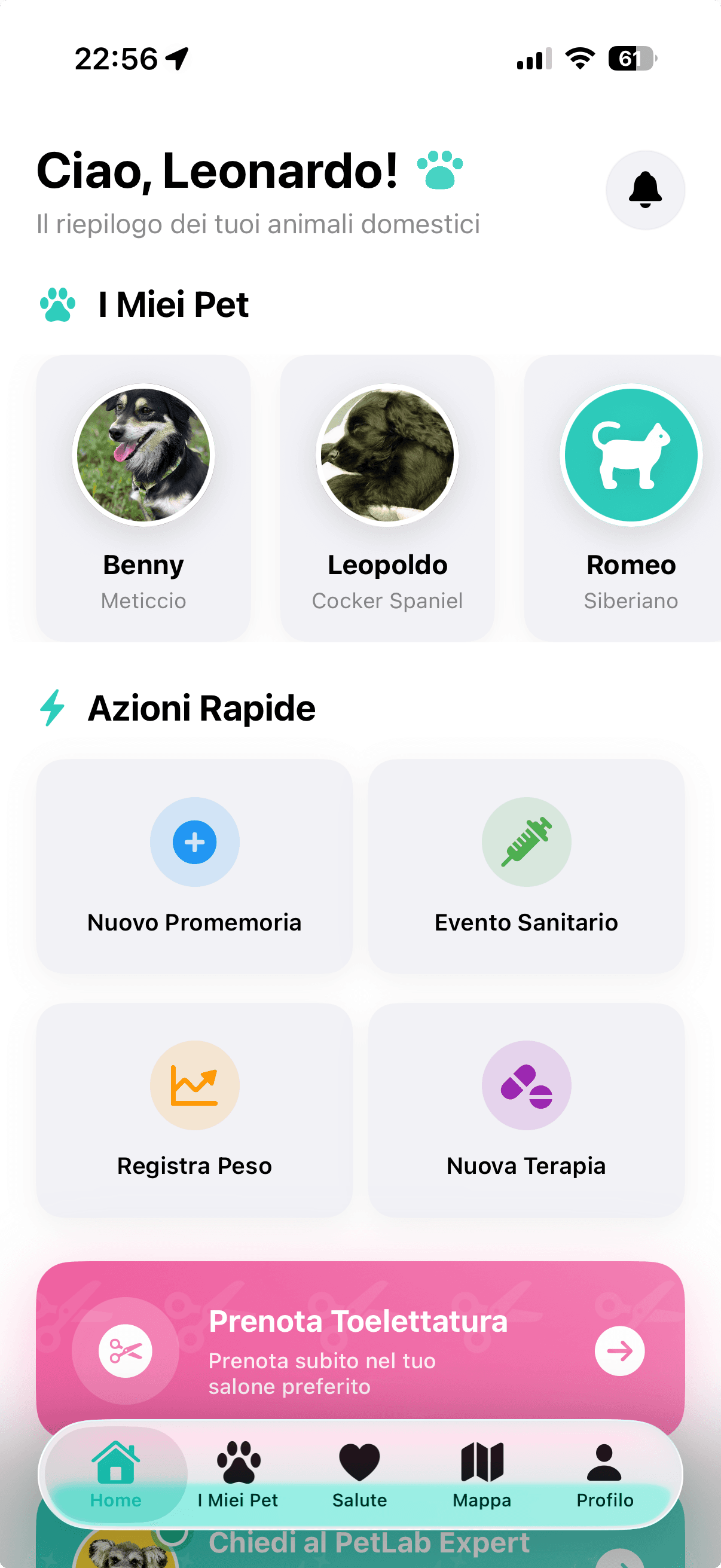 MyPetLab App Screenshot