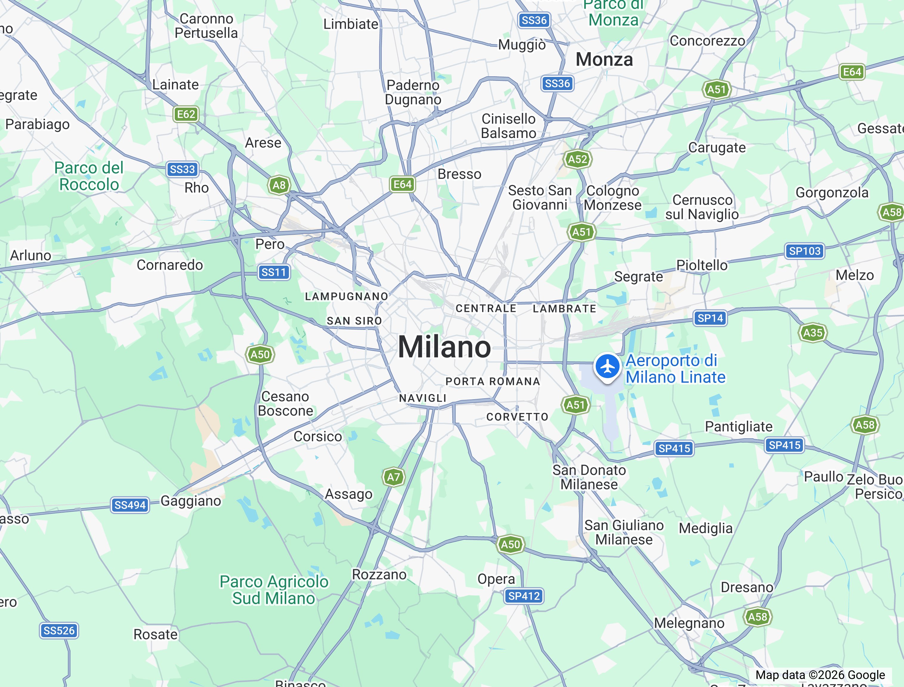 Mappa interattiva dei servizi